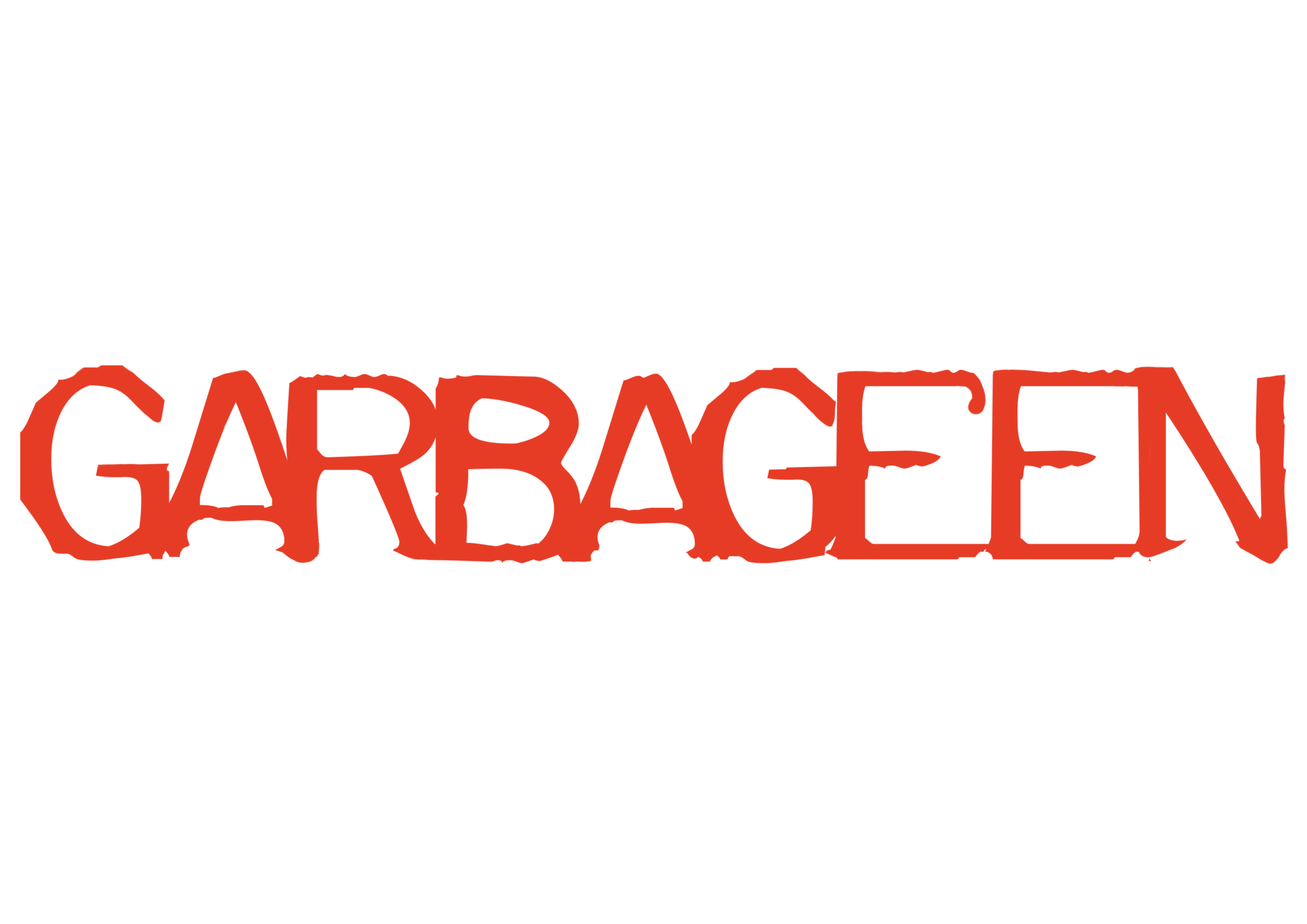 Logo garbage’en rosso